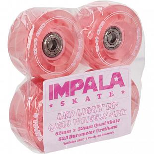 Pack 4 Roues IMPALA Lumineuses Rose