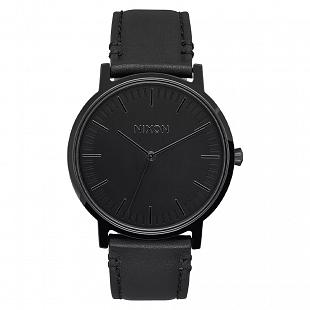 Montre NIXON Porter Leather All Black