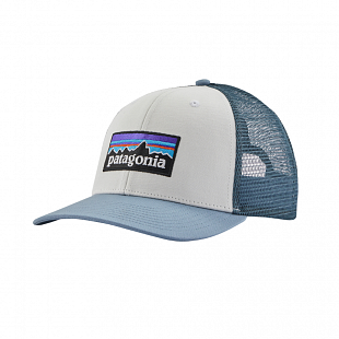 Casquette PATAGONIA P-6 Logo Trucker Hat - White w/Light Plume G