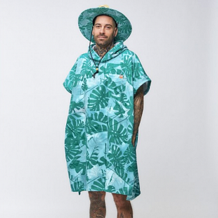 Poncho AFTER big leaves green