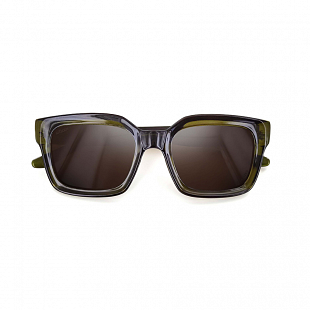 Lunettes de soleil MOKEN Snake Vert & Marron
