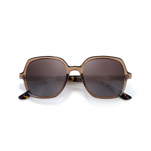 Lunettes de soleil MOKEN Monique Marron Gris Silver
