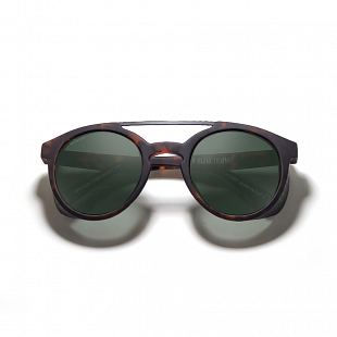Lunettes de soleil MOKEN Hawkins Tortoise Vert