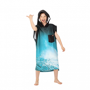 Poncho Enfant AFTER Underwater - Micropolaire