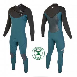 Combinaison Homme SOÖRUZ Guru Pro 4/3 Chest-Zip Blue