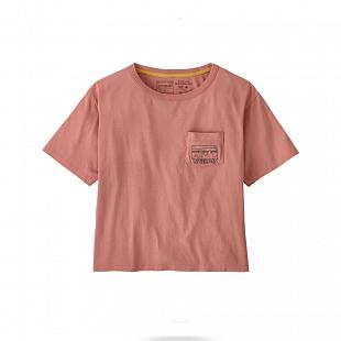 T-shirt femme PATAGONIA '73 Skyline Organic Easy Cut Pocket Tee