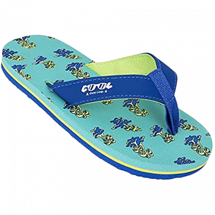 Tongs Enfant COOLSHOE Zinc Boy Palm Aqua