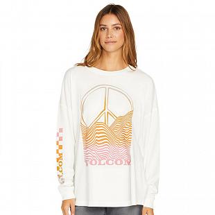 T-shirt manche longue VOLCOM Werking Double Star White