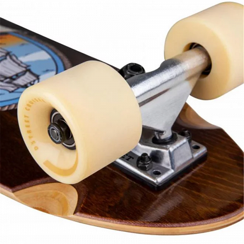 Longboard DSTREET Cruiser Lost At Sea Marron