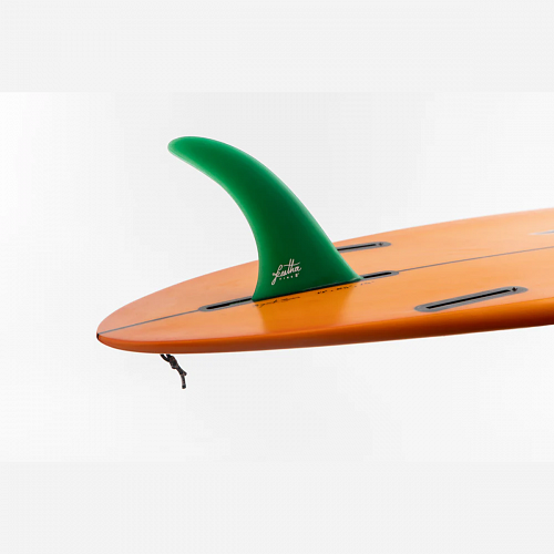 Dérive Longboard FEATHER FINS Single 9' Vert