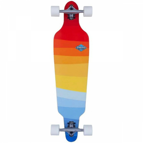 Longboard D-STREET Drop Through Horizon Multi 37"