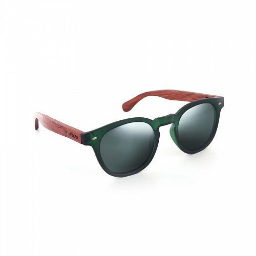 Lunettes de soleil MOKEN Woody  Green & Wood