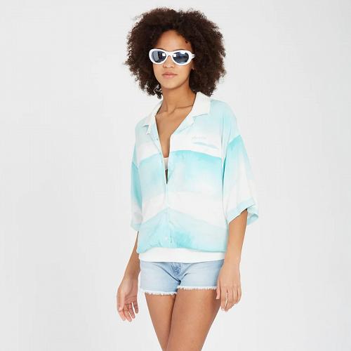 Chemise VOLCOM Stay Stripes Pale Aqua