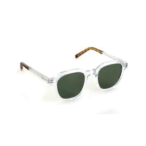 Lunettes de soleil MOKEN Milton Crystal Tort Green