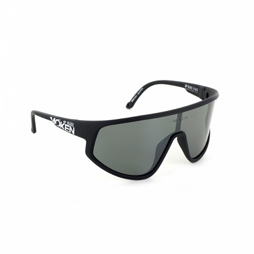 Lunettes de soleil MOKEN La Rockett Noir Gris Silver