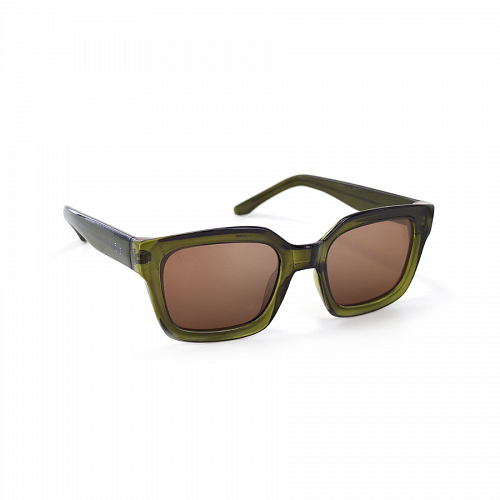 Lunettes de soleil MOKEN Snake Vert & Marron