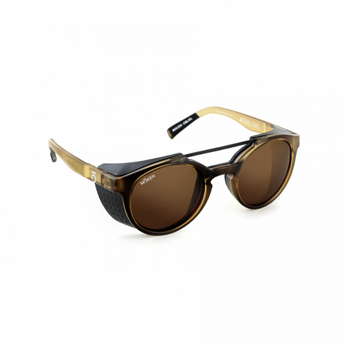 Lunettes de soleil MOKEN Hawkins Camel Brown