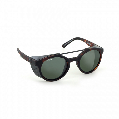 Lunettes de soleil MOKEN Hawkins Tortoise Vert