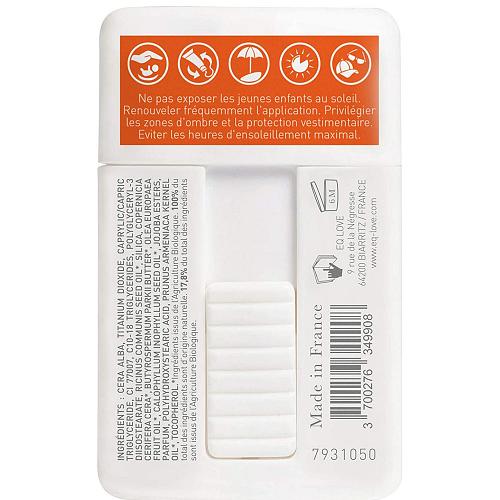 Stick Solaire Visage Bio EQ SEALS SPF50+ Rose