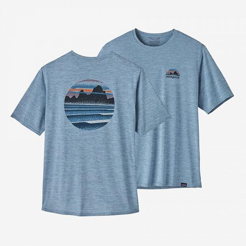 T-shirt PATAGONIA Capilene Cool Daily Graphic Skyline Stencil
