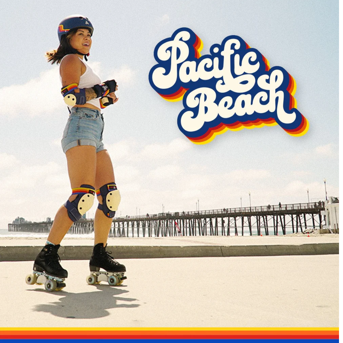 Pack 3 Protections Skate TRIPLE EIGHT Pacific Beach