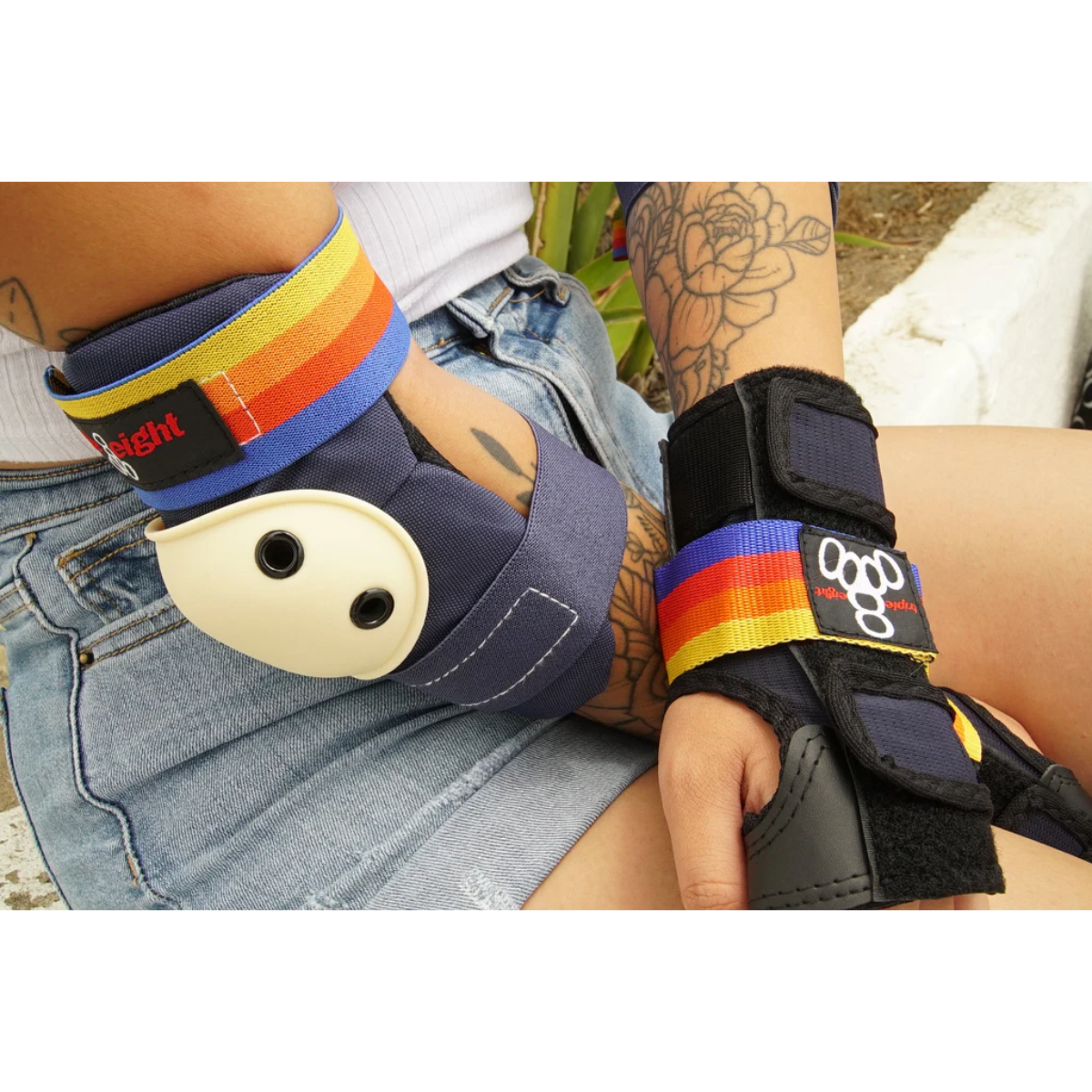 Pack 3 Protections Skate TRIPLE EIGHT Pacific Beach