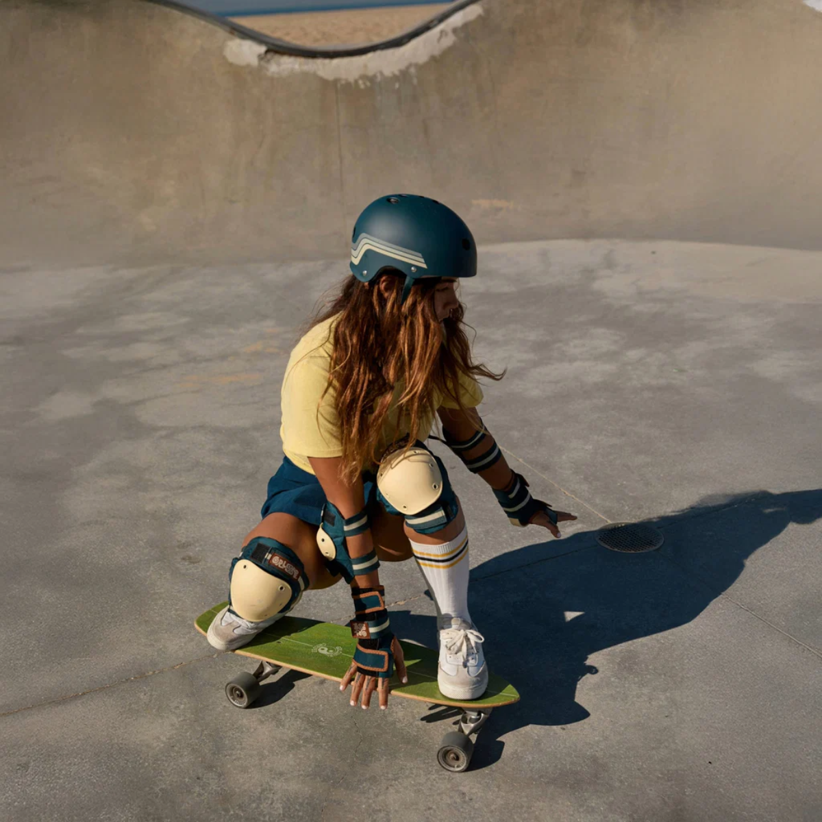 Set 3 Protections Skate TRIPLE EIGHT Grlswirl - Blue