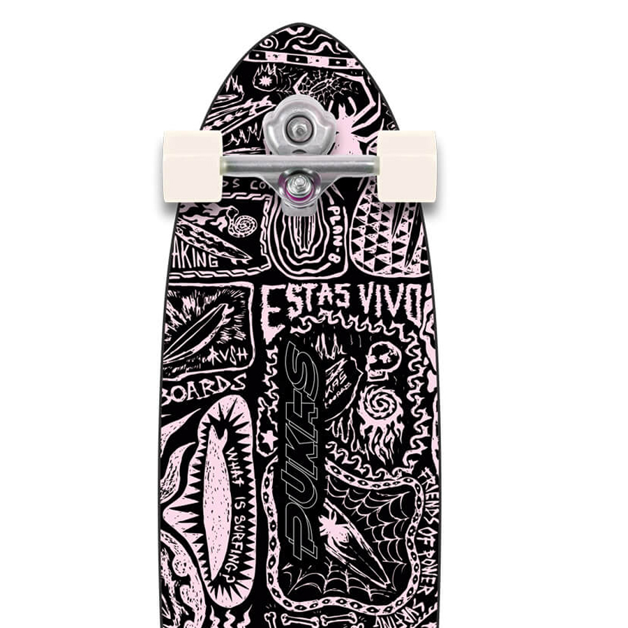 Surfskate YOW x PUKAS Dark 34,5"